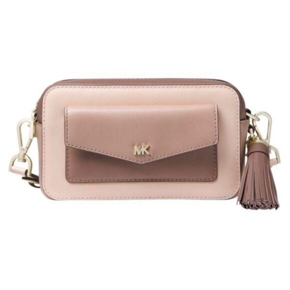NWT Michael Kors Camera Small Tri-color Multicolor Leather Cross Body Bag - Picture 2 of 15